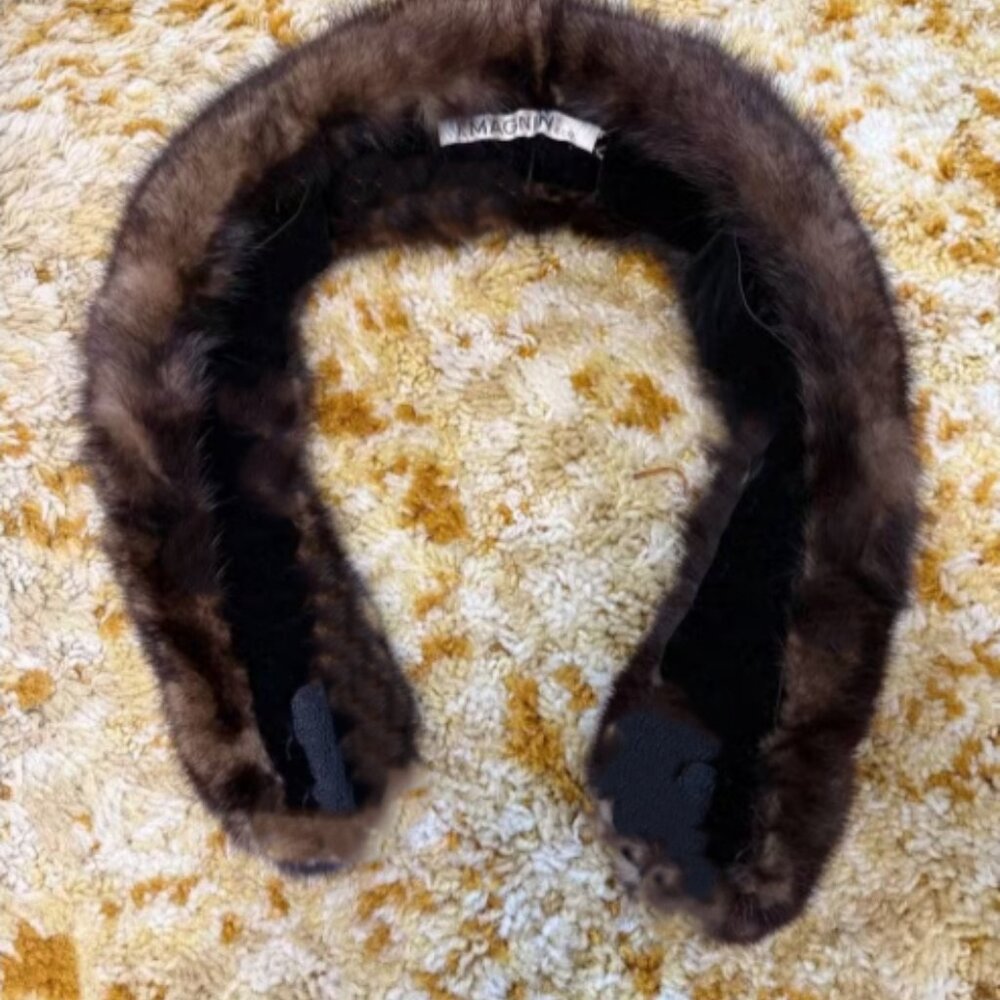 Vintage I. Magnin Mink Fur Collar